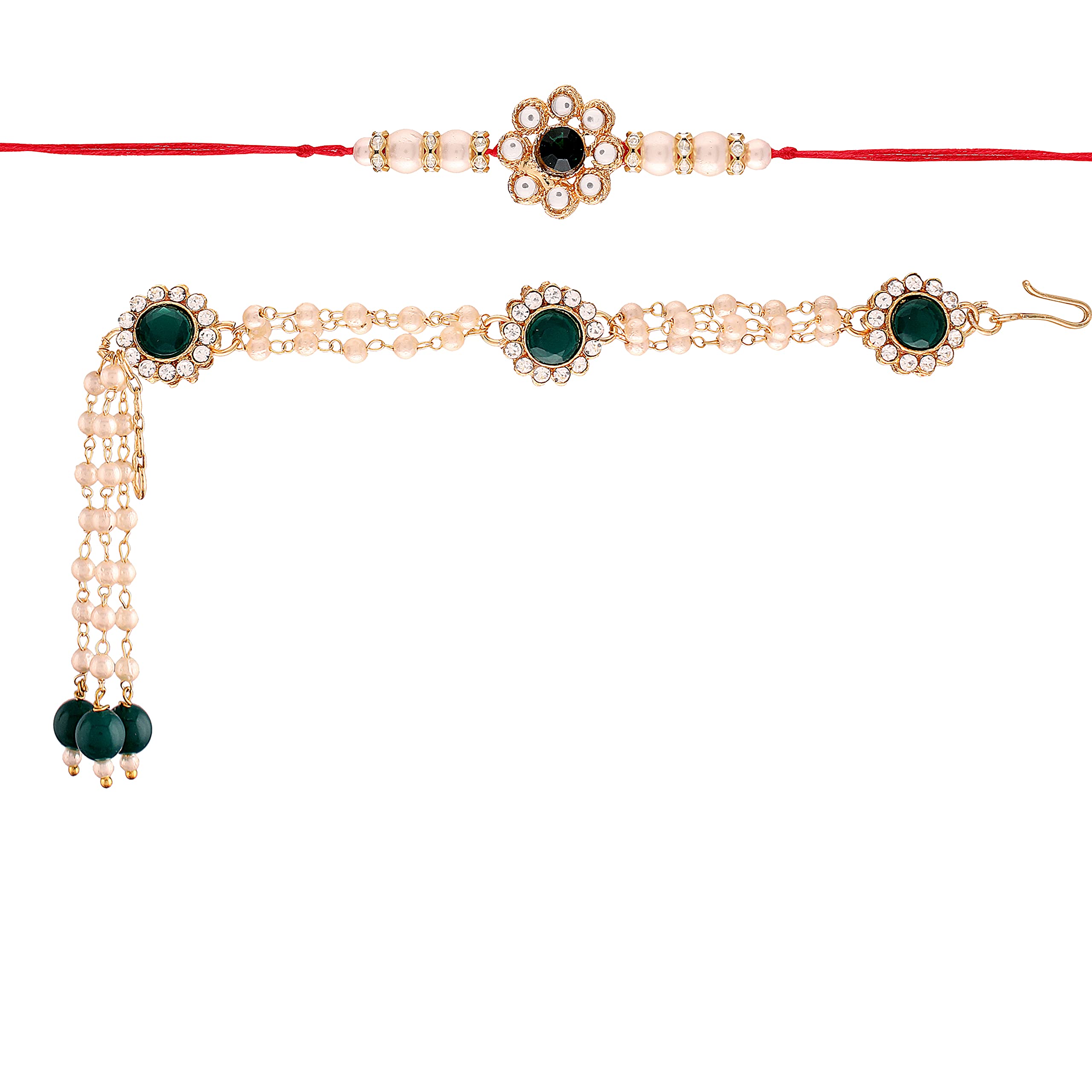 See full amazon price history chart for I Jewels Bhaiya Bhabhi Lumba Rakhi Bracelet Combo Set With Roli Chawal & Rakshabandhan Card (R014G-Co) For Men I Jewels Bhaiya Bhabhi Lumba Rakhi Bracelet Combo Set With Roli Chawal & Rakshabandhan Card (R014G-Co) For Men (B097C45V6K) Amazon Price History, Amazon Price Tracker