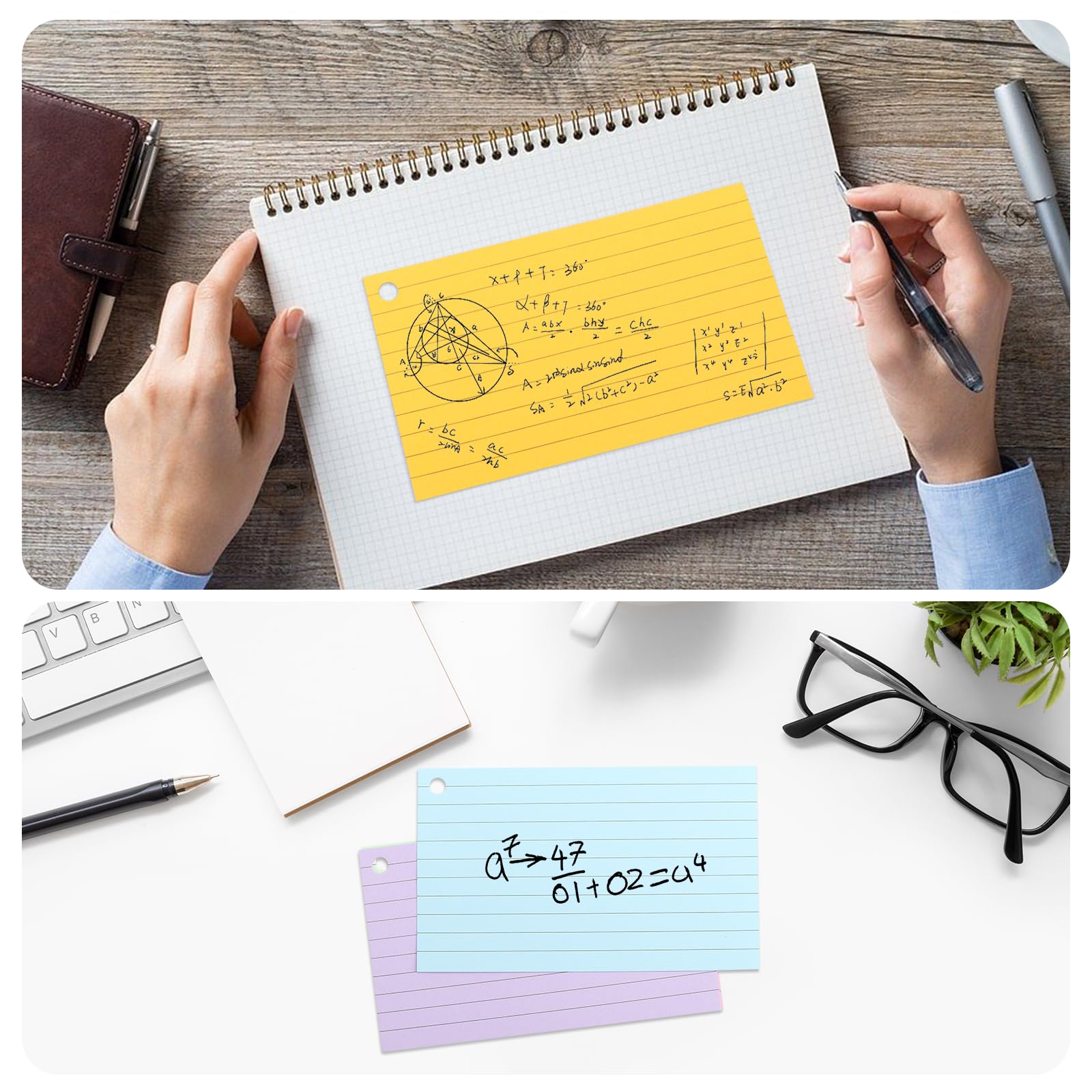 Amazon.co.jp: 300 シート レコードカード 6枚改訂 学習カード カラー