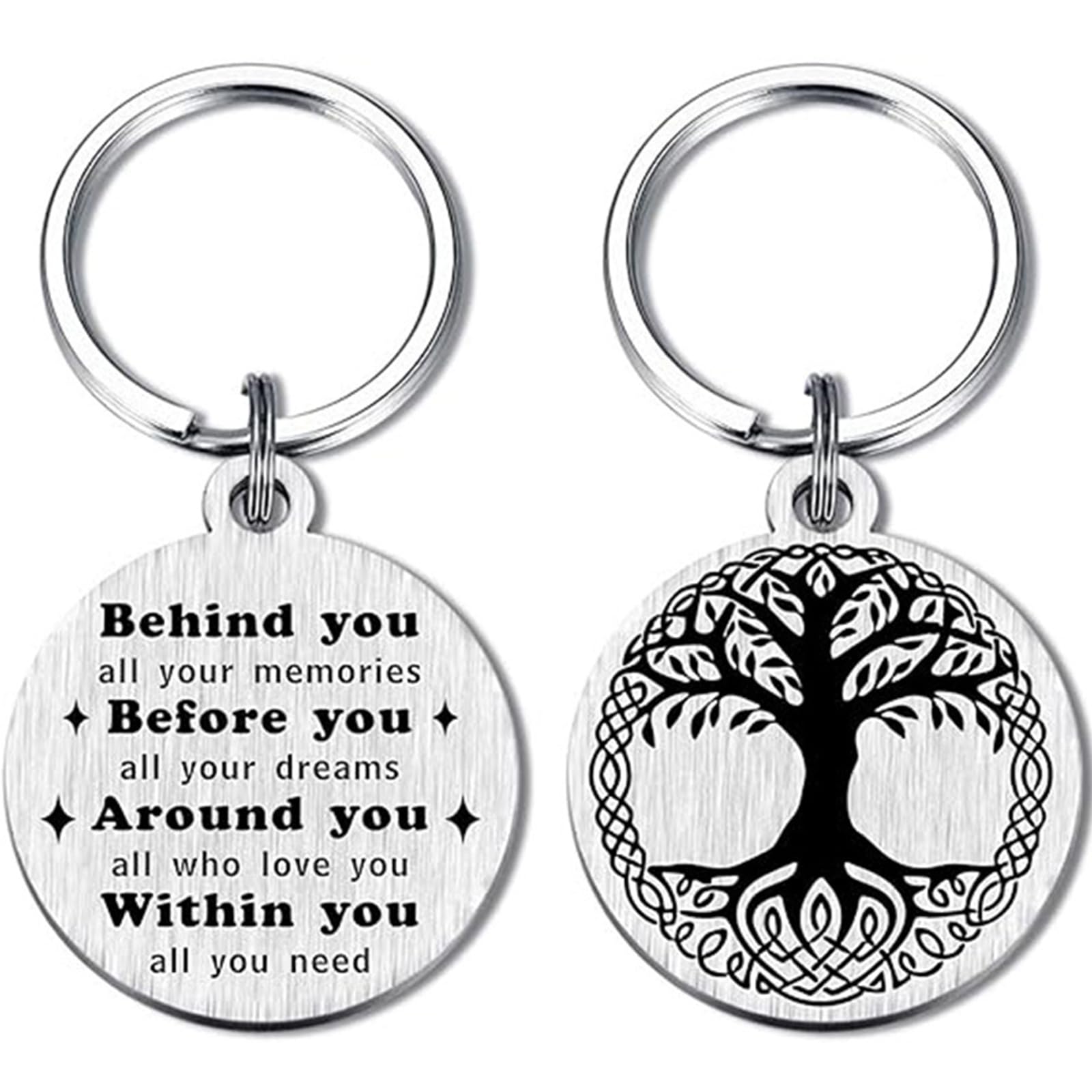 Ethlomoer Viking Keychain - Handmade Norse Runes Key Chain for Good Luck & Viking Decor - Perfect Viking Gifts for Men & Women: The Vikings Valhalla Calls!