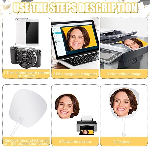 Miniatura 5 de 10 piezas de recorte de cabeza grande, accesorios personalizados para fanáticos de la boda, cara recortada en un palo, decoración de fiesta de fotos