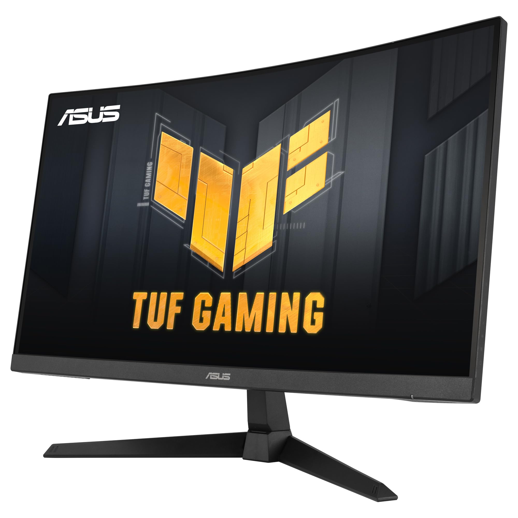 ASUS TUF Gaming VG27VQM1B - Monitor Gaming de 27 Pulgadas Full HD, Curvo, 280 Hz, ELMB, 1 ms de Tiempo de Respuesta, FreeSync Premium, 90% DCI-P3, DisplayWidget Center | ELMB Sync, 1ms, 90% DCI-P3, altavoces integrados, FreeSync Premium, curva 1500R, cent