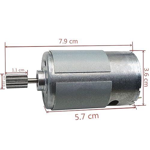Miniatura 2 de 1 unids universal 555 30000RPM motor eléctrico RS555 24V Accesorios de motor para niños coches eléctricos niños paseo en juguetes piezas de repuesto