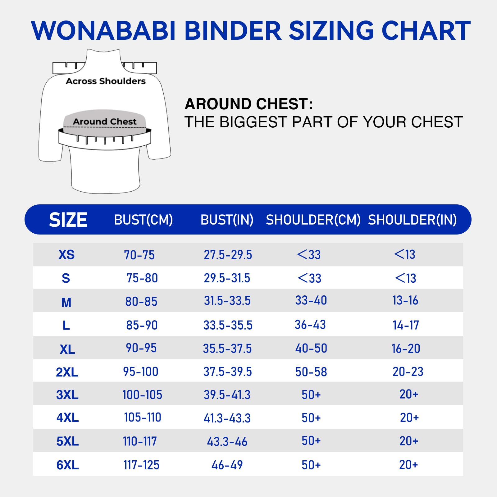 Wonababi Ceinture de natation, ceinture de poitrine transgenre à enfiler, haut de maillot de bain pour FTM et queer