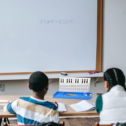 Miniatura 7 de 12 piezas de soporte de escritorio y bandeja de parque, soporte para placas de nombre de escritorio organizador con agarre adhesivo y accesorio de