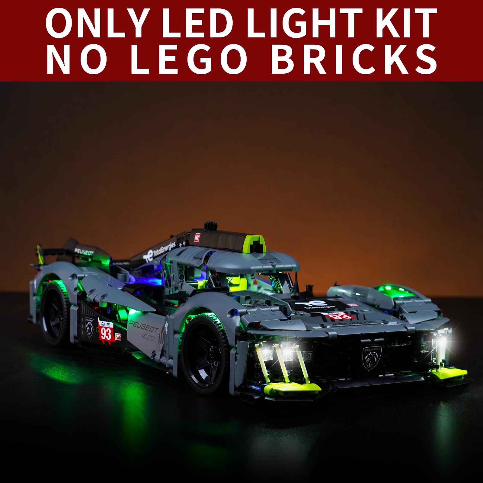Amazon.co.jp: Bourvill LEDライトキット レゴテクニック プジョー 9X8 