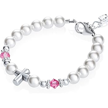 baby baptism bracelet swarovski