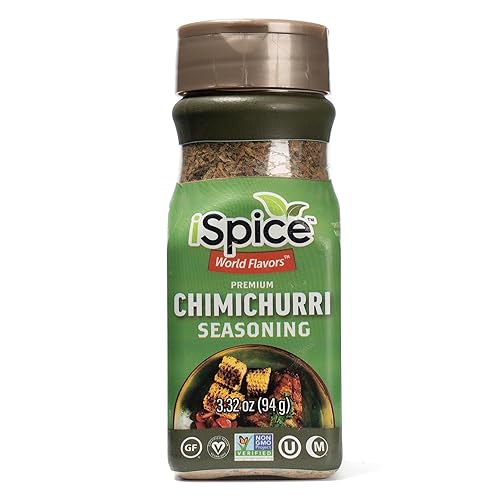 Miniatura 3 de iSpice - Mezcla de súper especias con sabor mundial de sabor mundial bajo en sodio, sin azúcar, 1 paquete de CHIMICHURRI, totalmente natural, lista