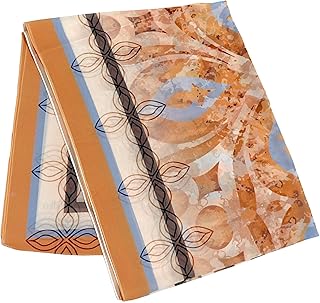 سكارف من الشيفون بطباعة رقمية للنساء من المدثر، متعدد الألوان، مقاس 1.78 متر × 75 سم