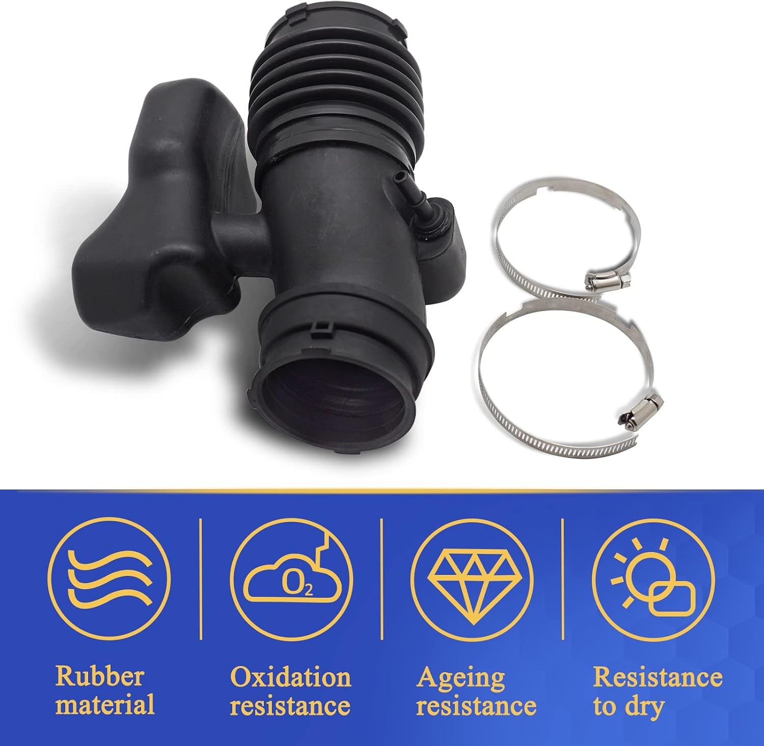 Air Cleaner Intake Hose Tube for 2009 2010 2011 Buick Enclave Chevy Traverse GMC Acadia Saturn Outlook 25783713