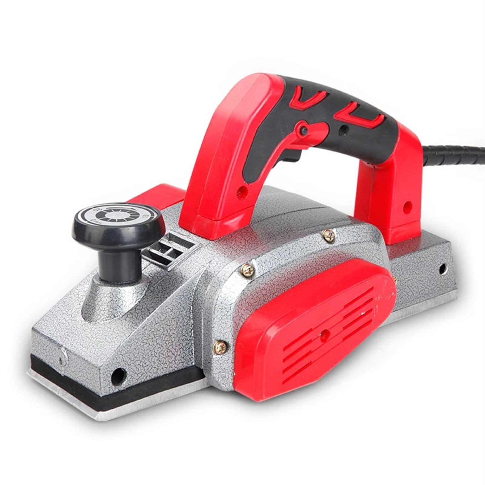Seveqis One Color Planer, 1100W Electric Planer Household Portable Multifunctional Woodworking Planing Machine Handheld Wood Cutting Tool
