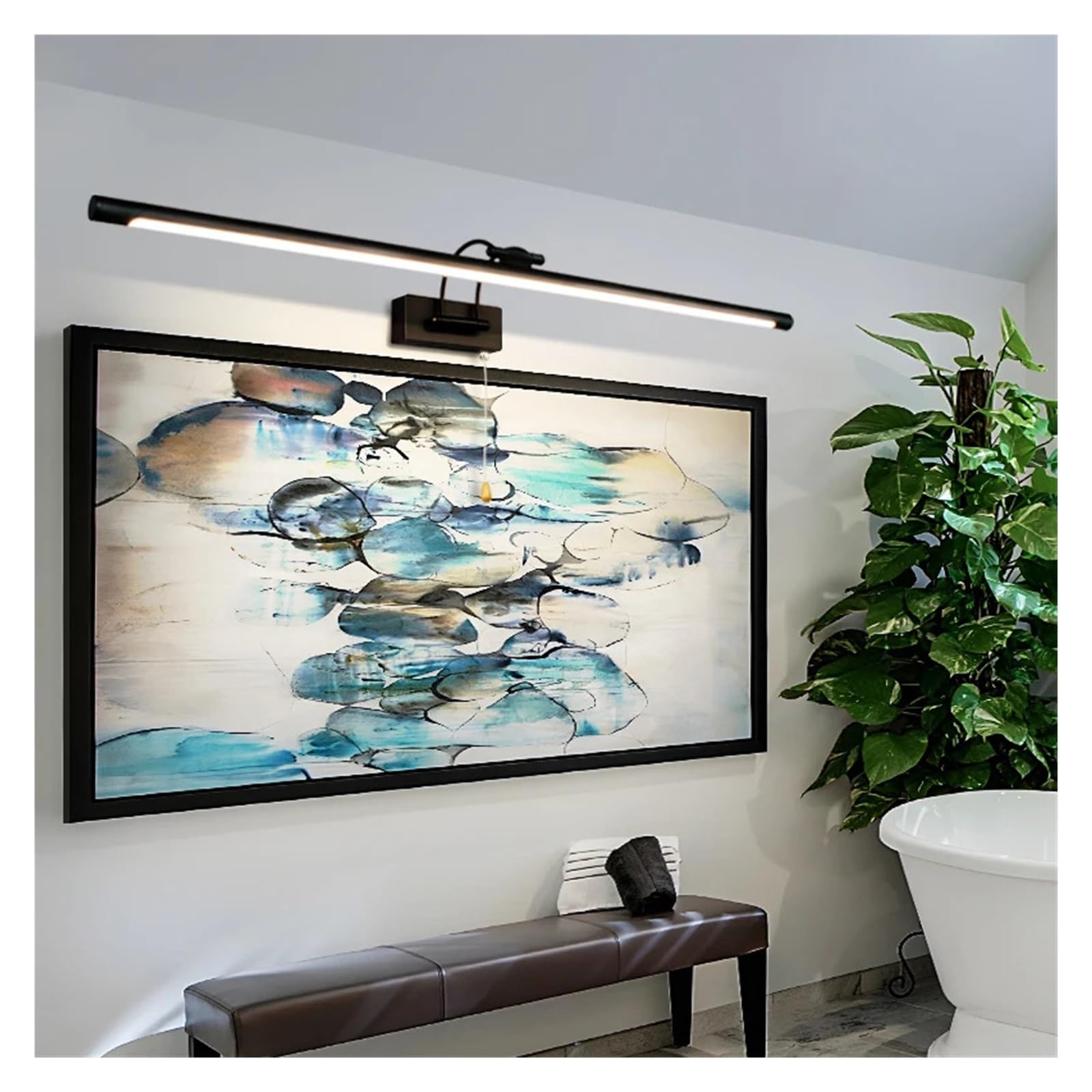 LED-Badezimmer-Waschtischleuchte, 16 W, 90 cm, Schrankbild-Wandleuchten, Innenbeleuchtung, Wandleuchte mit verstellbarem Arm, 3000 K,Lang anhaltende Nutzung