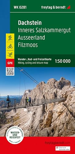 Dachstein, Wander-, Rad- und Freizeitkarte 1:50.000, freytag &amp; berndt, WK 0281: Inneres Salzkammergut - Ausseerland - Filzmoos, mit Infoguide, GPX ... (freytag &amp; berndt Wander-Rad-Freizeitkarten)