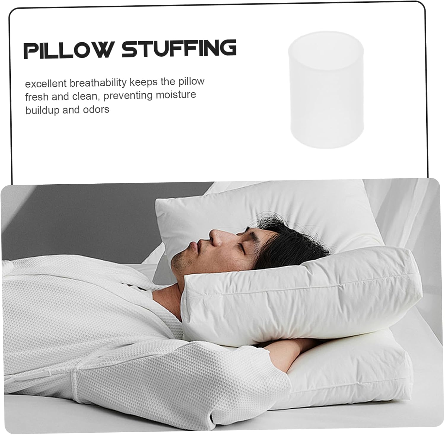 High Elasticity Pillow Insert Pipe 500g Pillow Filling Stuffing Soft TPE Filling Supply