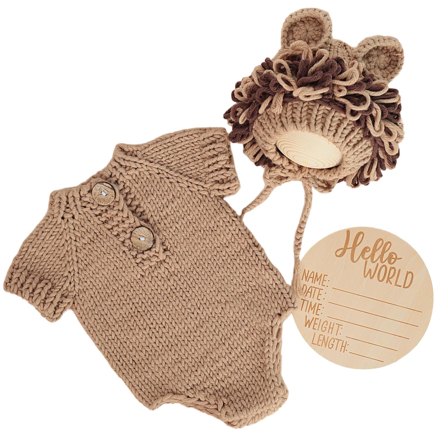 BLUETOP Cute Newborn Photography Outfits Boys Girls Baby Thanksgiving Christmas Costume Set