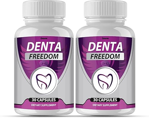 Denta Freedom - Nuevo suplemento de fórmula avanzada - 2 paquetes de suministro para 60 días