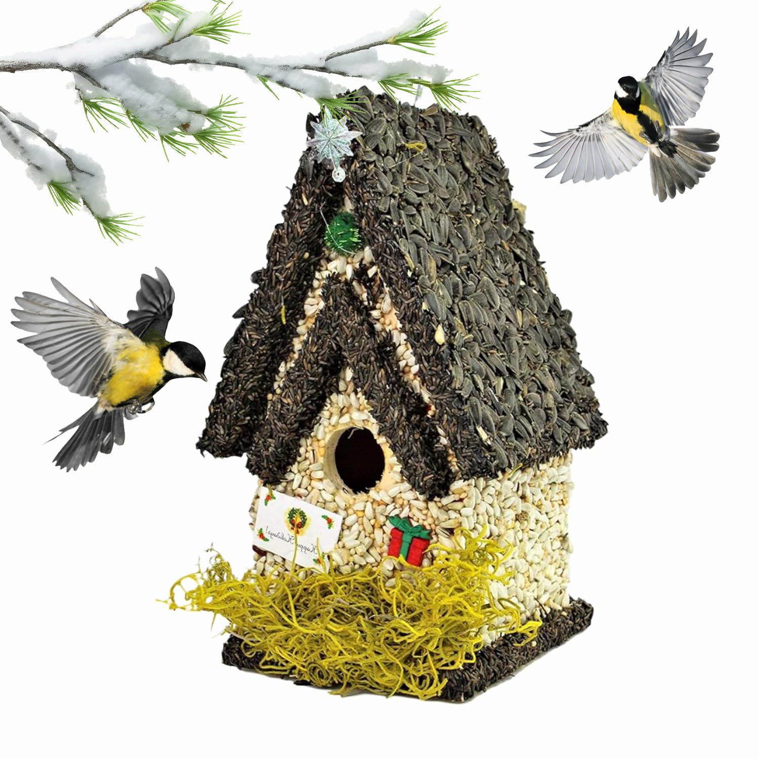 Handmade Edible Birdhouse Chateau Design
