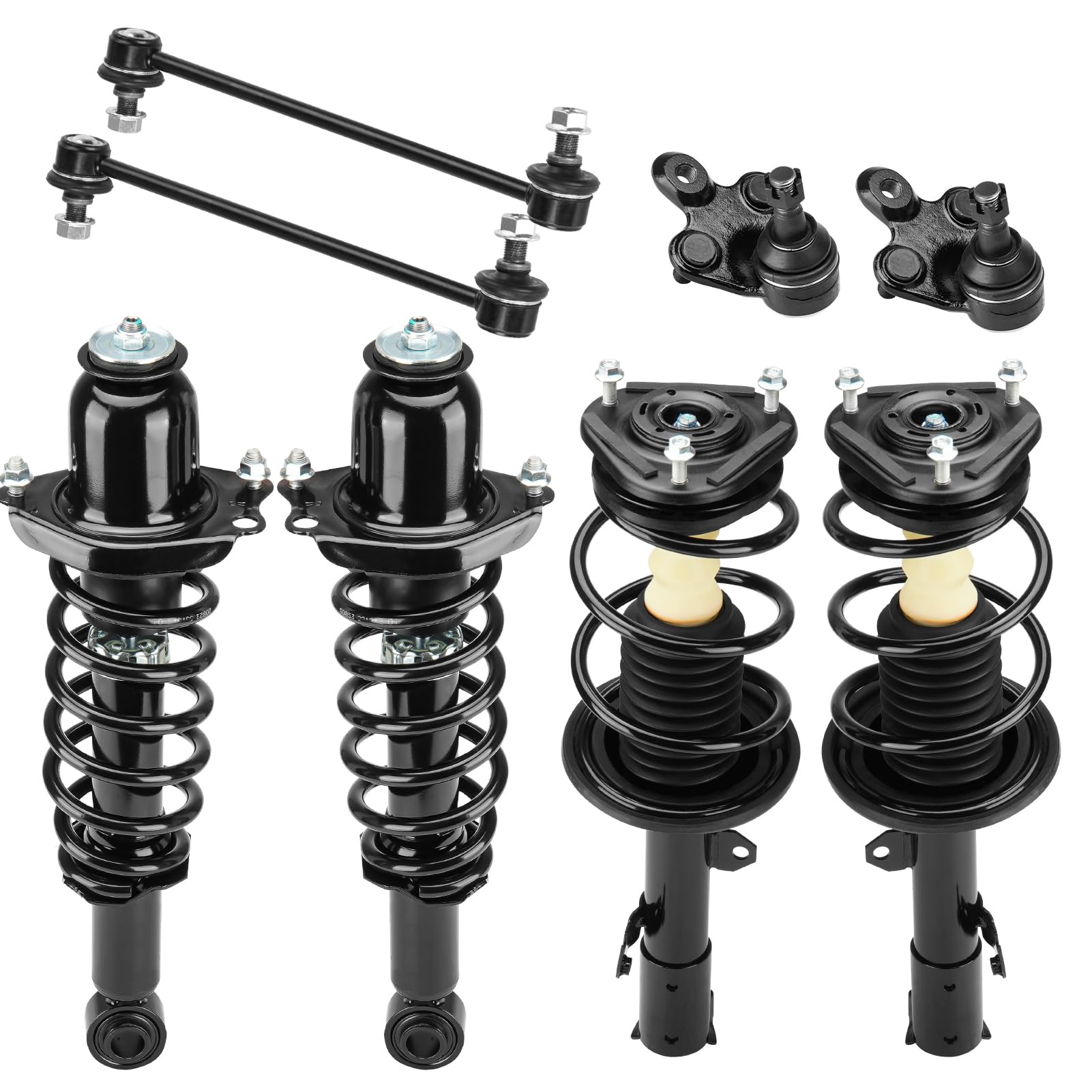 SEHNSUCHT Struts Shocks Coil Springs Kits Compatible with SOB023