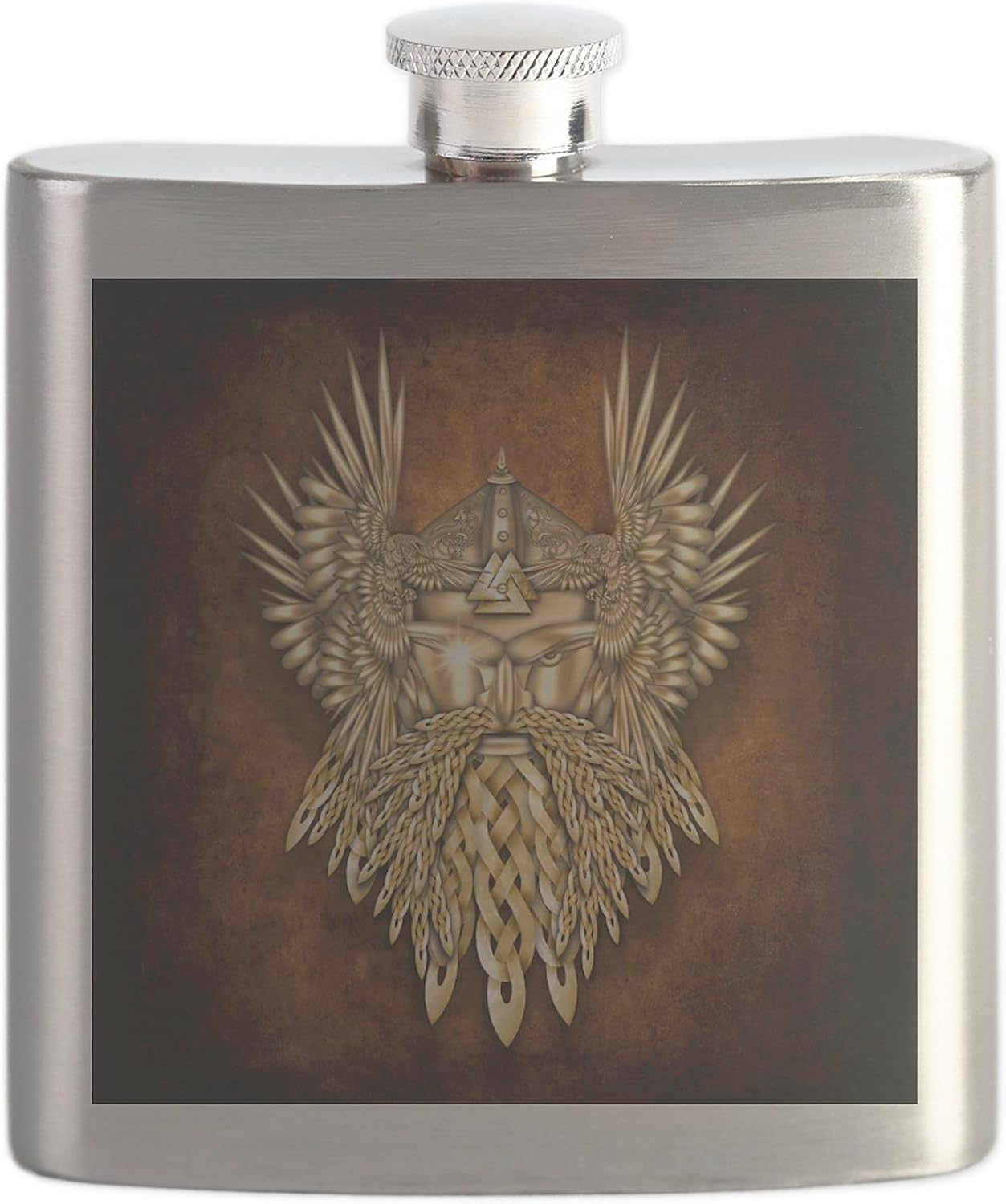 CafePress Odin God Of War Flask 7 oz Stainless Steel Drinking Flask