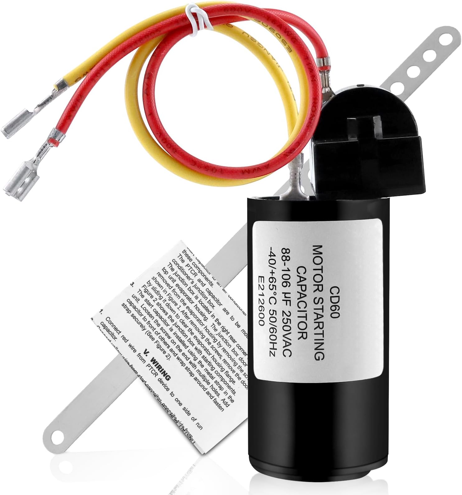 8333A9021 Air Conditioner Hard Start Kit By AMI PARTS,Fits for Coleman Hard Start Capacitor kit 8333a9021 PKG 8335-9021, and 9333-9021 105620-10-70 Replacement AC Hard Start Kit-3-year Warranty