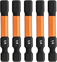 Vista 18 de Broca de Impacto Hexagonal de 7/32" - Brocas Hexagonales Railer de Llave Allen para Taladro. Brocas Hexagonales de Acero S2 de 2 pulgadas