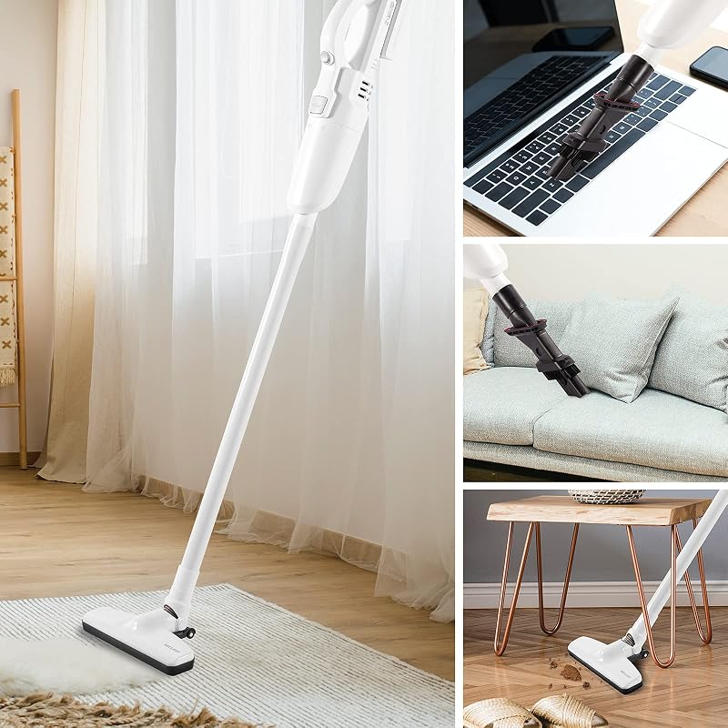 WECLEAN fehér porszívó - erős szívóerő, könnyű kezelés