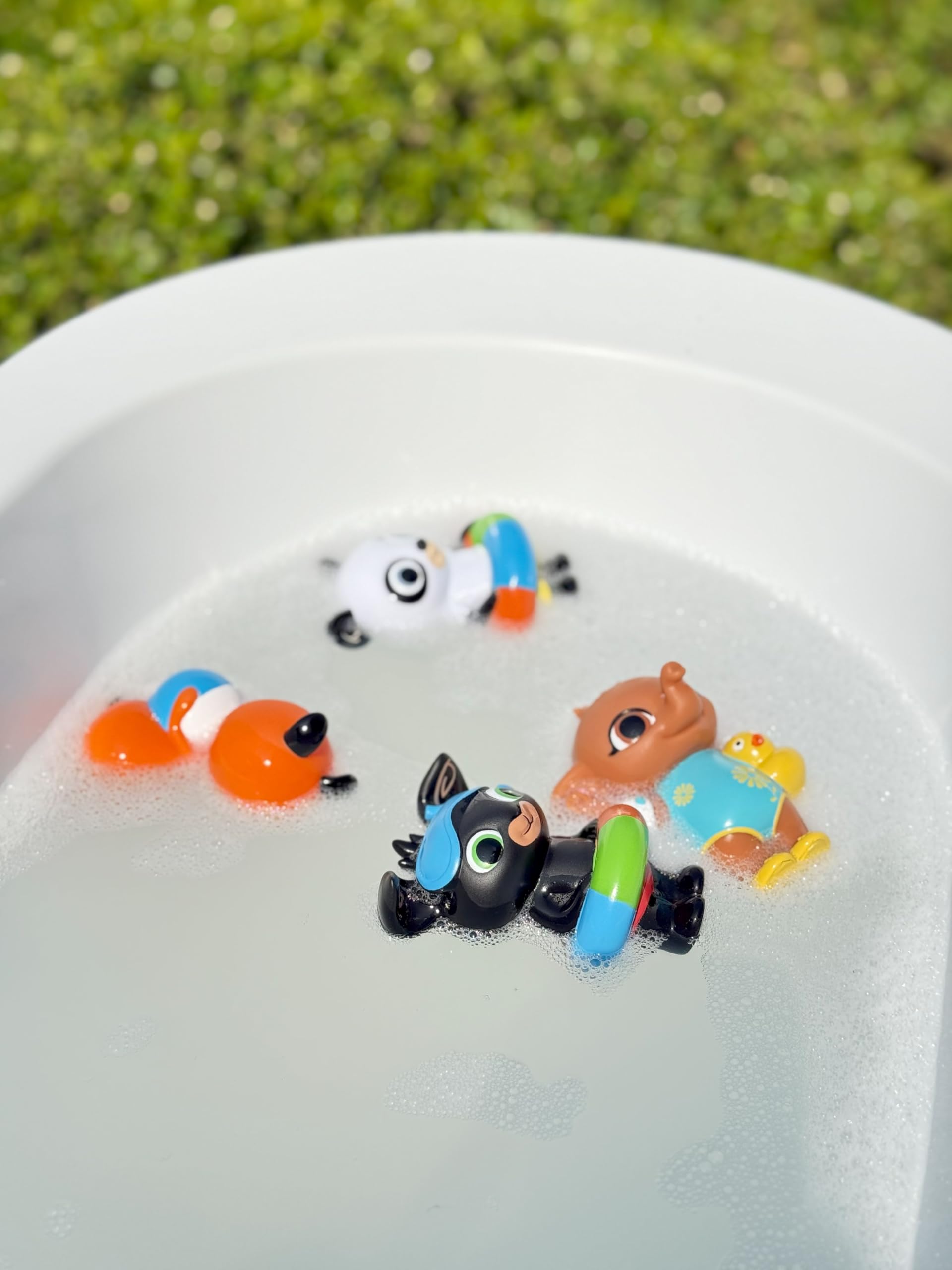 ODS - Bing - Set 4 Personaggi per Bagnetto Deluxe, Misura 10 cm, Materiale PVC, Età Consigliabile 6m+
