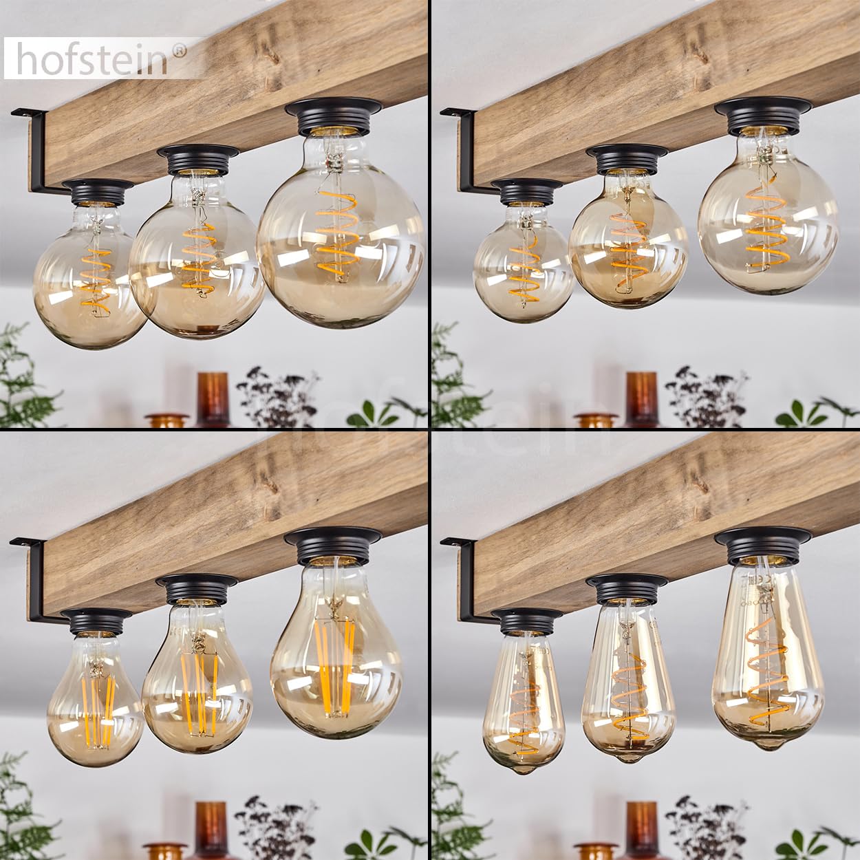 Lampara Techo Industrial Lámpara De Techo EGLO TOWNSHEND - Estilo Industrial Con Madera Y Acero Lampara Techo Vintage