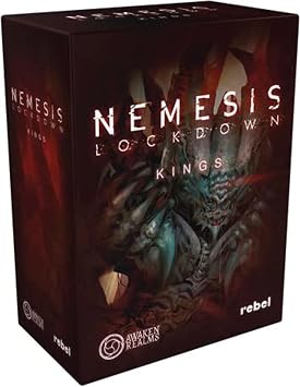 Nemesis Lockdown Alien Kings Miniatures Expansion - Collectors Edition Alternative Alien Queen Sculpts, Night Stalker King & Chytrid King, Made by Rebel Studio