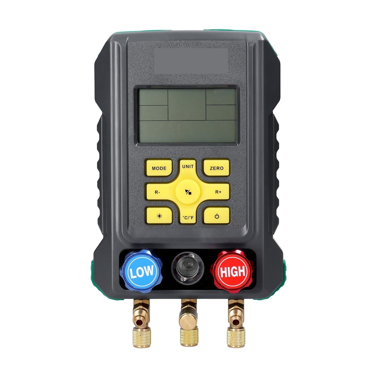 Manometro Refrigerazione Digitale Vuoto Pressione Collettore Tester Misuratore Temperatura Tester Apparecchio diagnostico AC