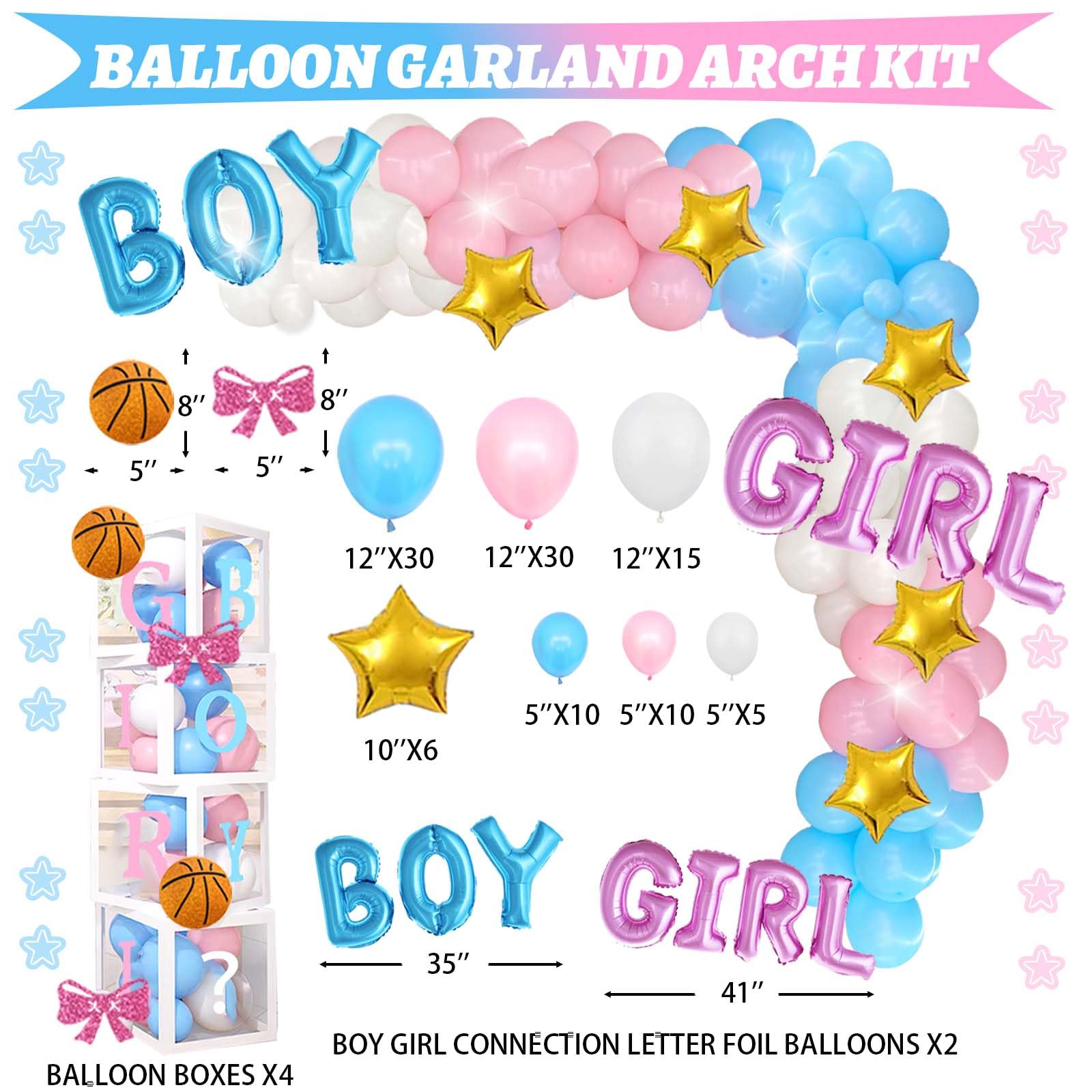 Baby Gender Reveal Ideas-36 Inch Gender Reveal Balloon With...