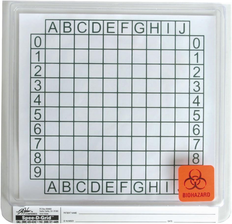 SPEE-D-GRID SGRID1 Specimen Transport Grid, 1/4" Depth (Pack of 12)