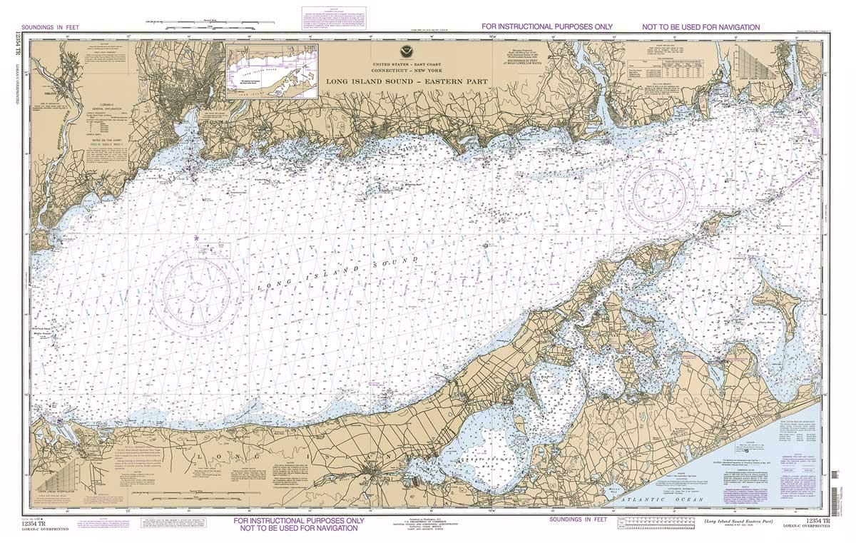 Paradise Cay Publications 12354TR Straight of Juan De Fuca - Eastern Part Training Chart