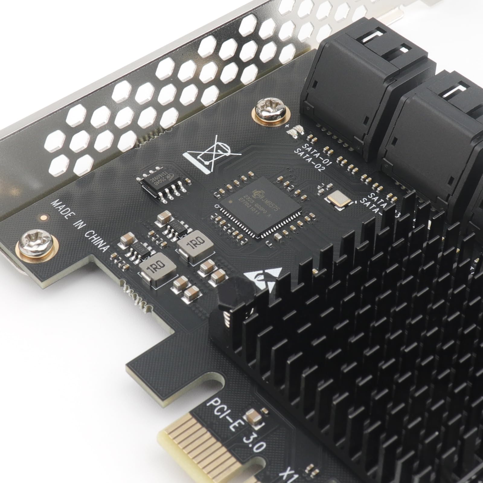PCIe x1 to 16-Port SATA 3.0 Expansion Card - Dettaglio