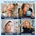 TINTARK Hydraverse Phase de surface Hydrogel sous les yeux, 28 Paire de masques individuels pour les yeux secs sous les yeux, le maquillage & Préparation pour le dissimulateur