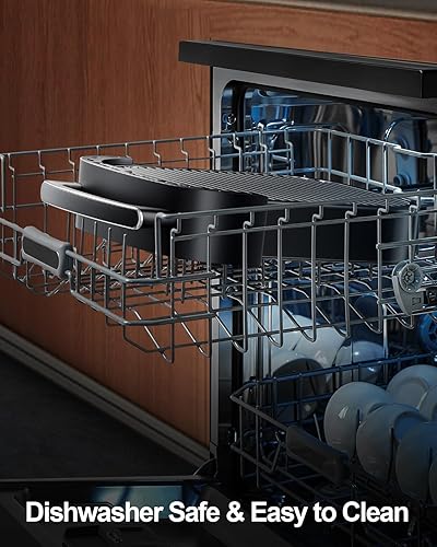 Miniatura 9 de 6 QT Large Air Fryer, Fits a 12" Pizza, Dual Heating Technology,11-IN-1, 450F Air Fryer with Window and Light, Smart Digital Wide Fryer with Basket,