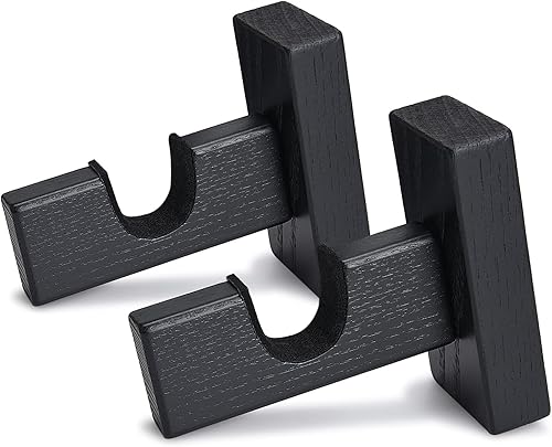 TOBWOLF - 2 piezas para palos de hockey, soporte de suspensión para palo de hockey, soporte horizontal para palo de hockey, soporte para palo de