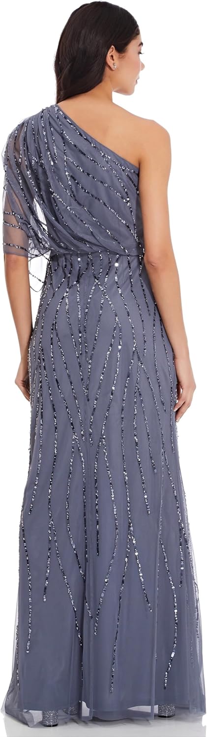 Adrianna Papell Women's Long Beaded Dress - Image 2