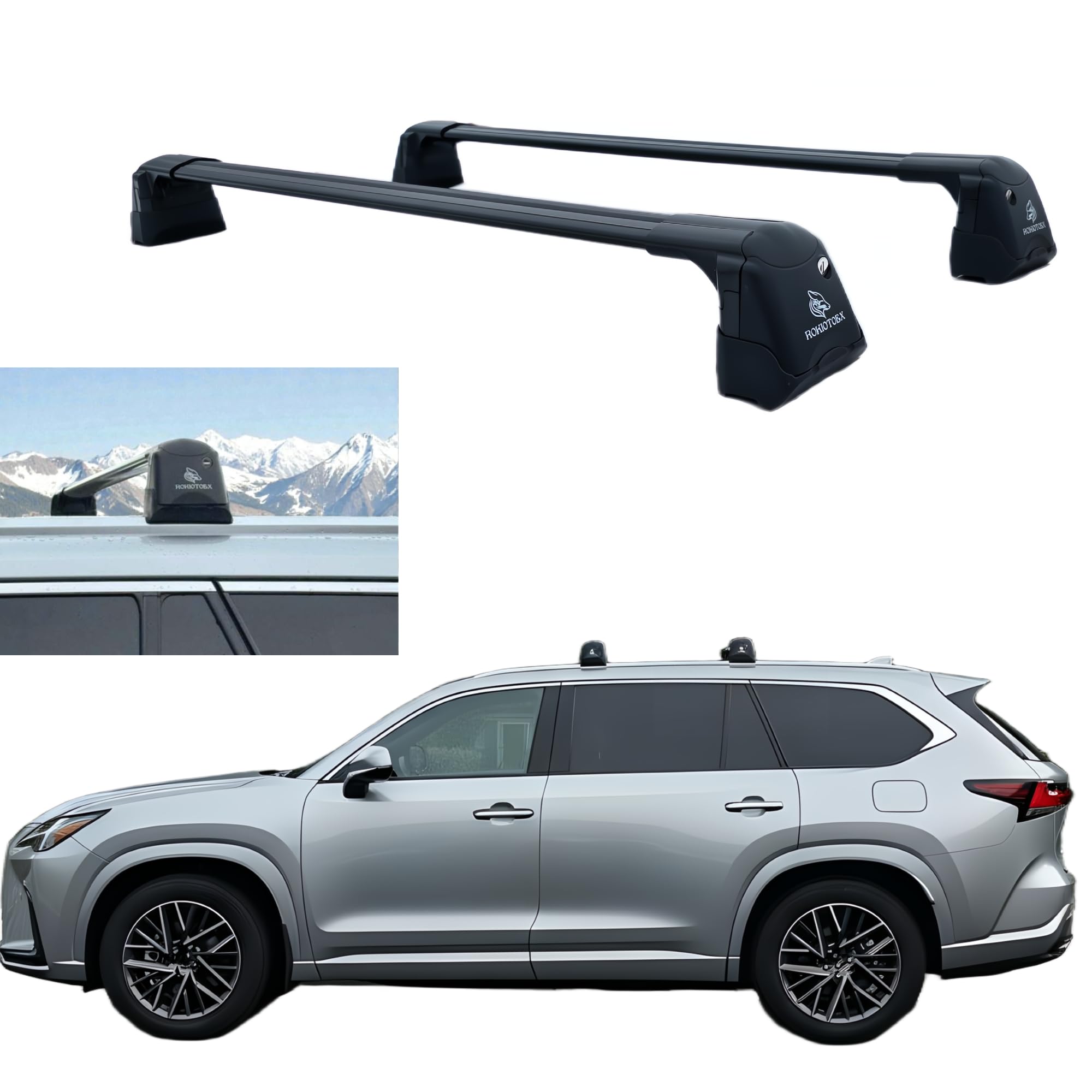 rokiharu　2商品まとめ Amazon.com: ROKIOTOEX Roof Rack Cross Bars for 2024-2026 Grand