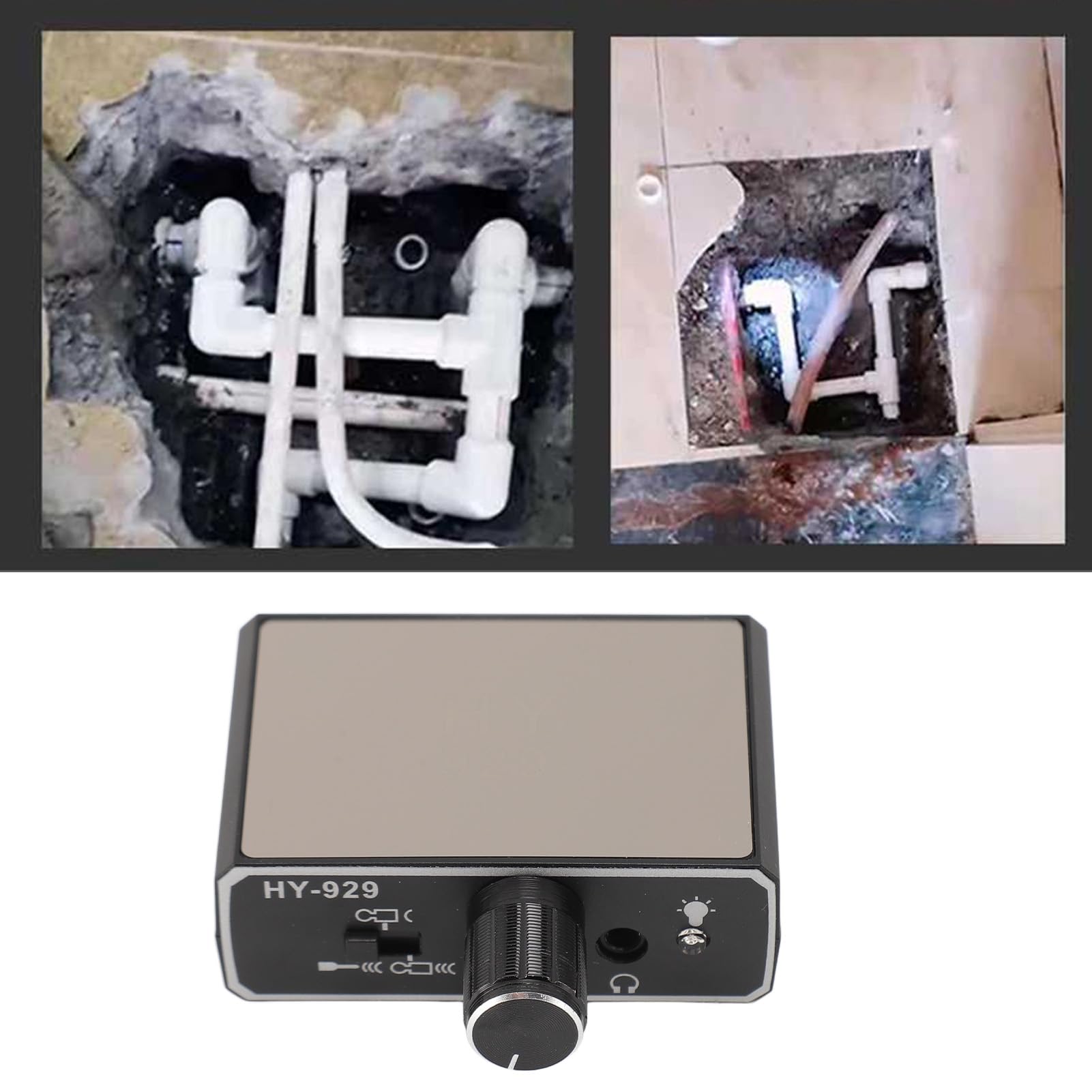 Water Pipe Leakage Monitor, Water Pipe Leakage Sound Monitor, Sound Enhanced Amplification, Underground Water Leakage Pipeline Detection Tool