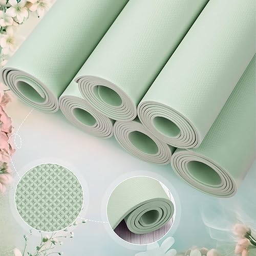 Miniatura 3 de Timgle Paquete de 6 alfombrillas de yoga antideslizantes a granel para ejercicio, esterilla de yoga gruesa, antideslizante, resistente a desgarros,