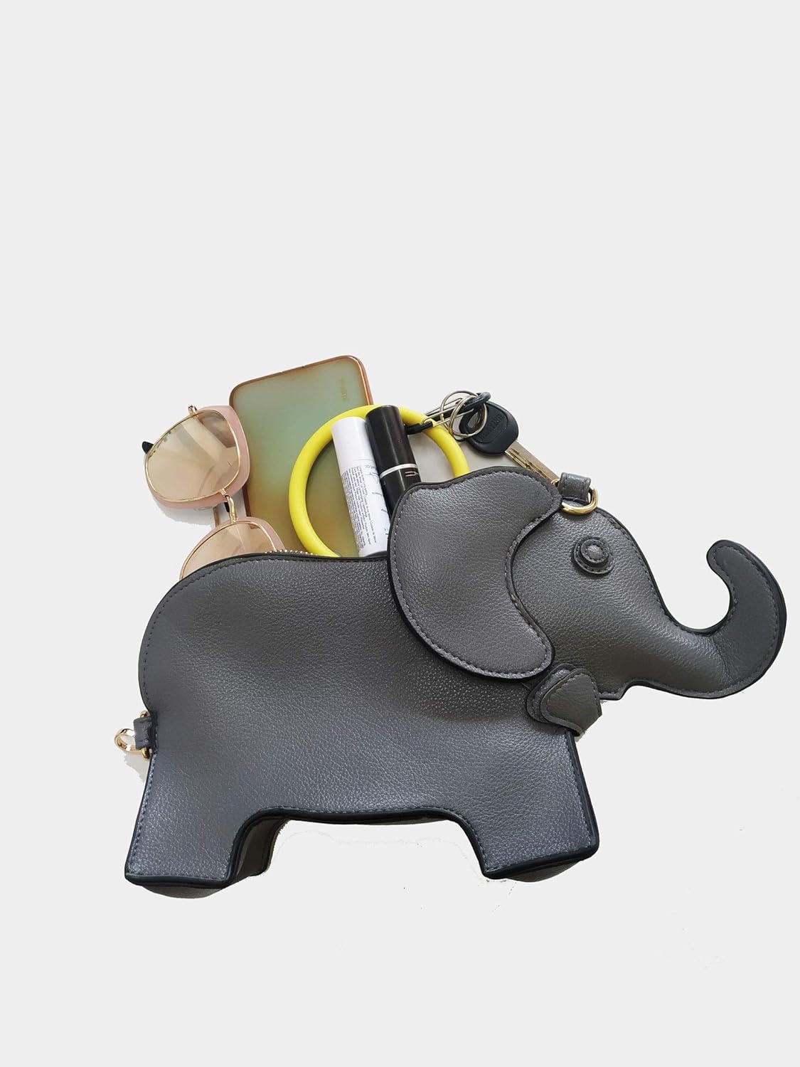 Animal Elephant Shape Crossbody Bag Purse Fashion Women Pu Leather Chic Shoulder Bag Clutch for Girls - Image 6