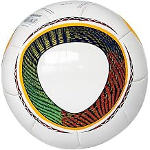 World Cup 2010 Soccer Ball Size 5 Hand Stitched Final Match Replica Football Premium Rexine Material Official Match Style Ball for Training Play Collection & Gift AC270