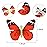 Boao 18 Pieces Glitter Butterfly Hair Clips for Girls Teens Women Hair Accessories (Bright Style)