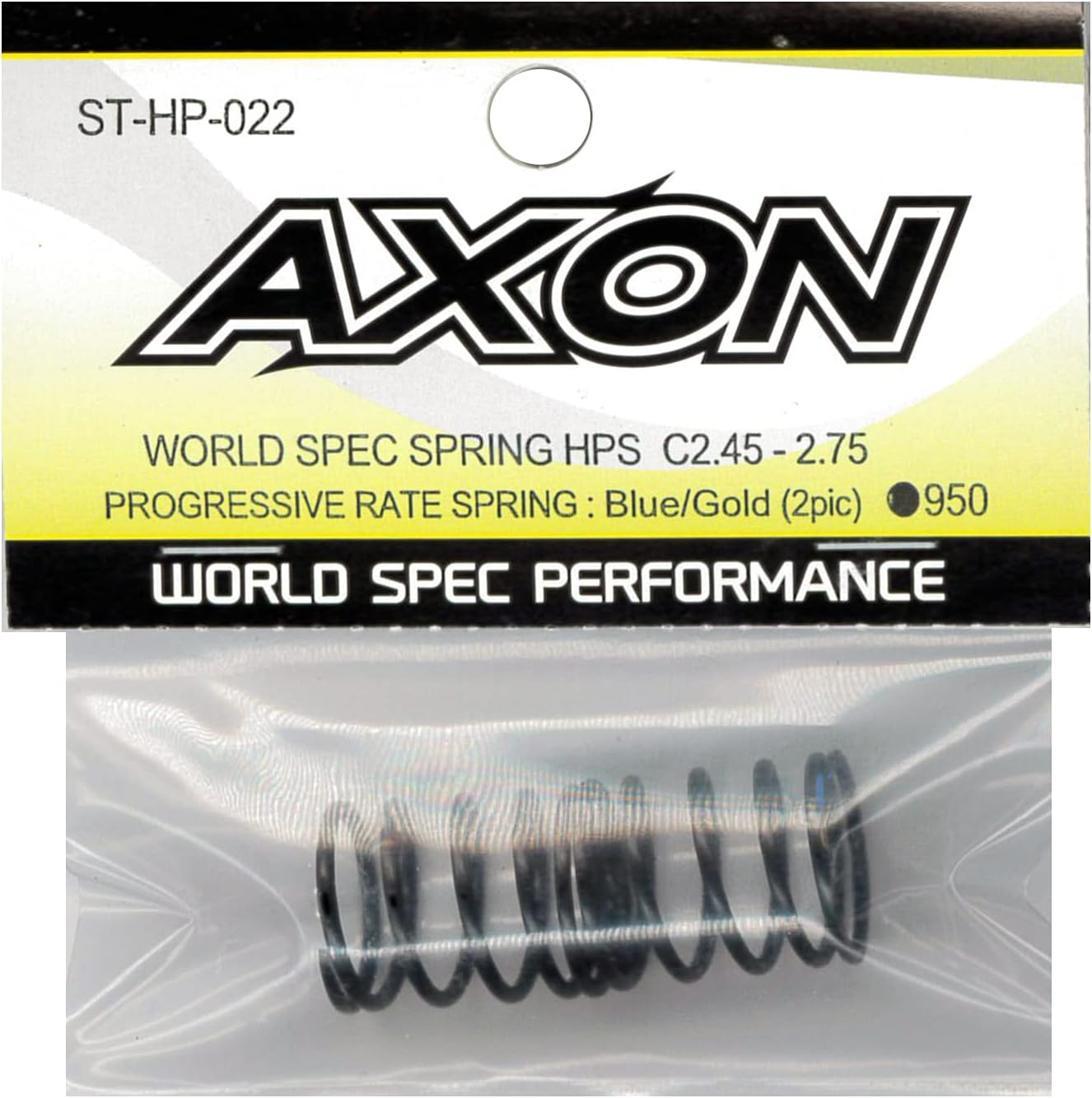 WORLD SPEC SPRING HPS C2.45-2.75:Blue/Gold (2pic) ST-HP-022