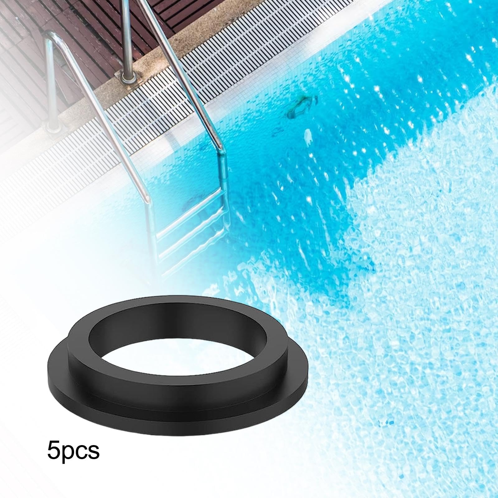 Anello di Tenuta in Gomma per Filtro Piscina Ricambio Guarnizione Rotonda per Pompe del Motore Valvole a Spina Filtro Sabbia Tenuta Stagna in Gomma