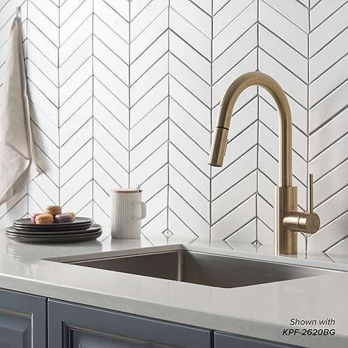 Miniatura 2 de Kraus - Standart PRO - KHU111-25 - Fregadero empotrado de acero inoxidable de 25pulgadas y calibre 16, de una sola tina, para cocina