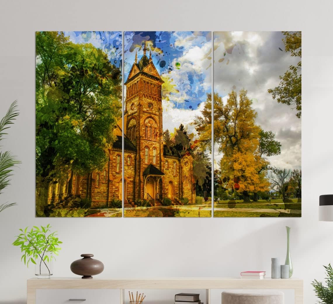 Bear Lake Stake Tabernacle, Paris, Idaho Canvas Print