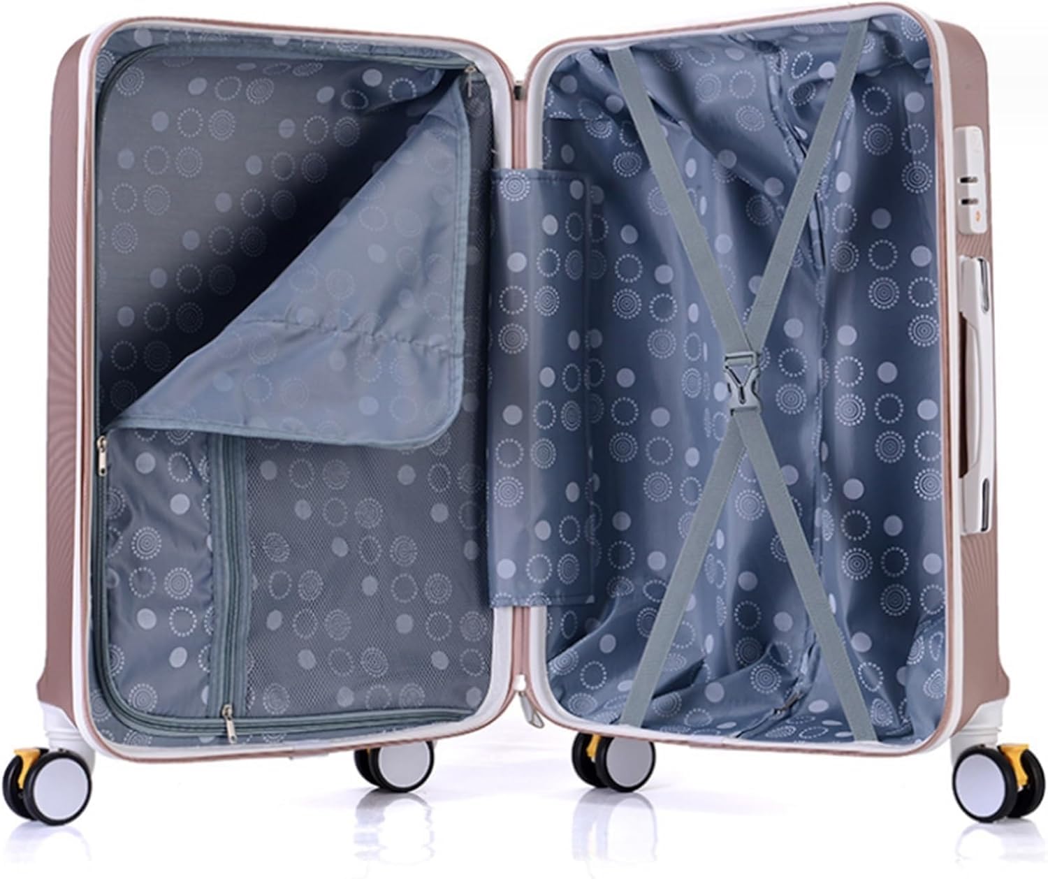 Valigia Rigida Leggera con Ruote girevoli Trolley da Viaggio Portatile per Uomini e Donne