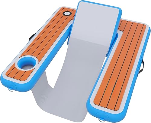 Silla de lago inflable, silla flotante para piscina, lago, océano o barco. Silla de ocio para agua, silla de barco, silla de piscina, silla de
