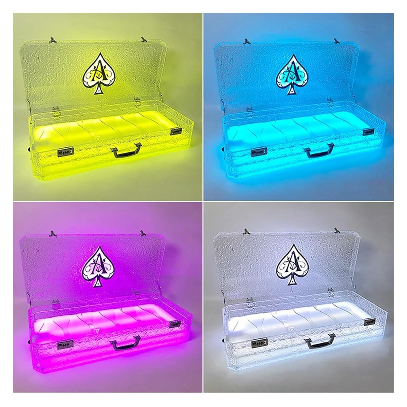 Presentatore di champagne Ace of Spades - Espositore for bottiglie a LED for locali notturni, bar ed eventi